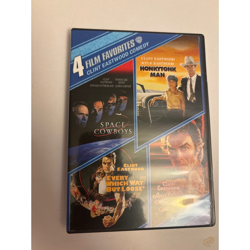 Clint Eastwood 4 Film‎ Favorites DVD Collection Space Cowboys Honkytonk Man